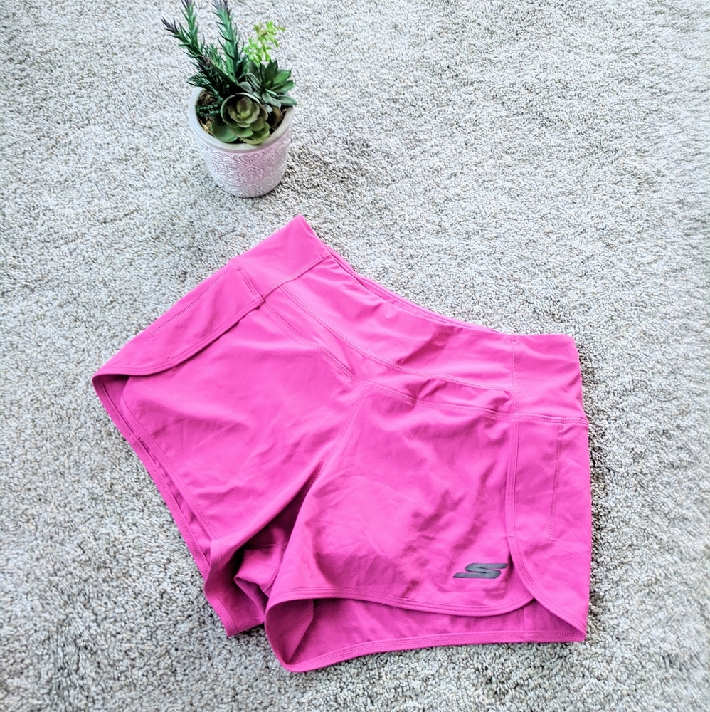 Skechers Sport Shorts Rose Violet NWT Small Women's Active Running